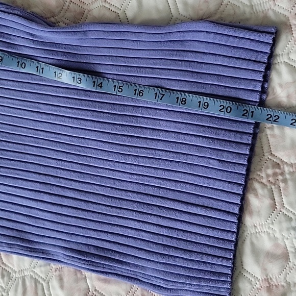 525 America High Neck Ribbed Tank in Purple - Picture 6 of 10